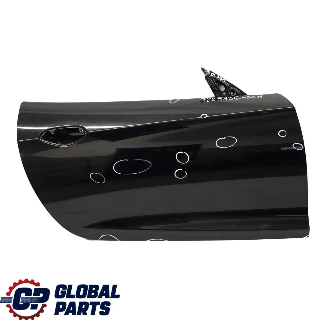 BMW Z4 Series E89 Convertible Front Right Door O/S Schwarz 2 Jet Black - 668 - SKU 7225136-SCH - Part number 7225136