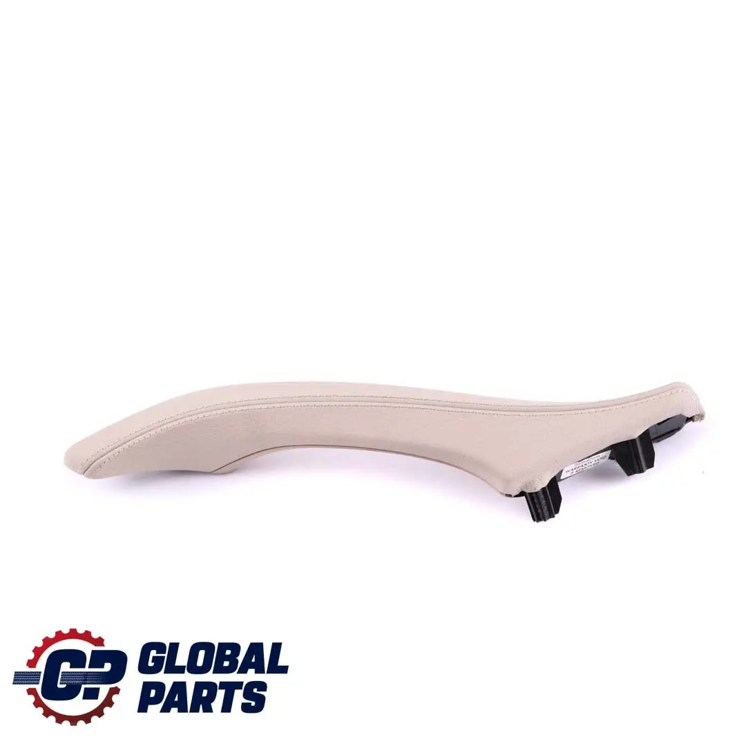 Carrier Support Door Panel Pull Handle Trim Rear Right O/S Oyster to BMW F10 F11 with Part number 7225858 BMW F10 F11 Carrier Support Door Panel Pull Handle Trim Rear Right O/S Oyster - SKU 7225858 - Part number 7225858