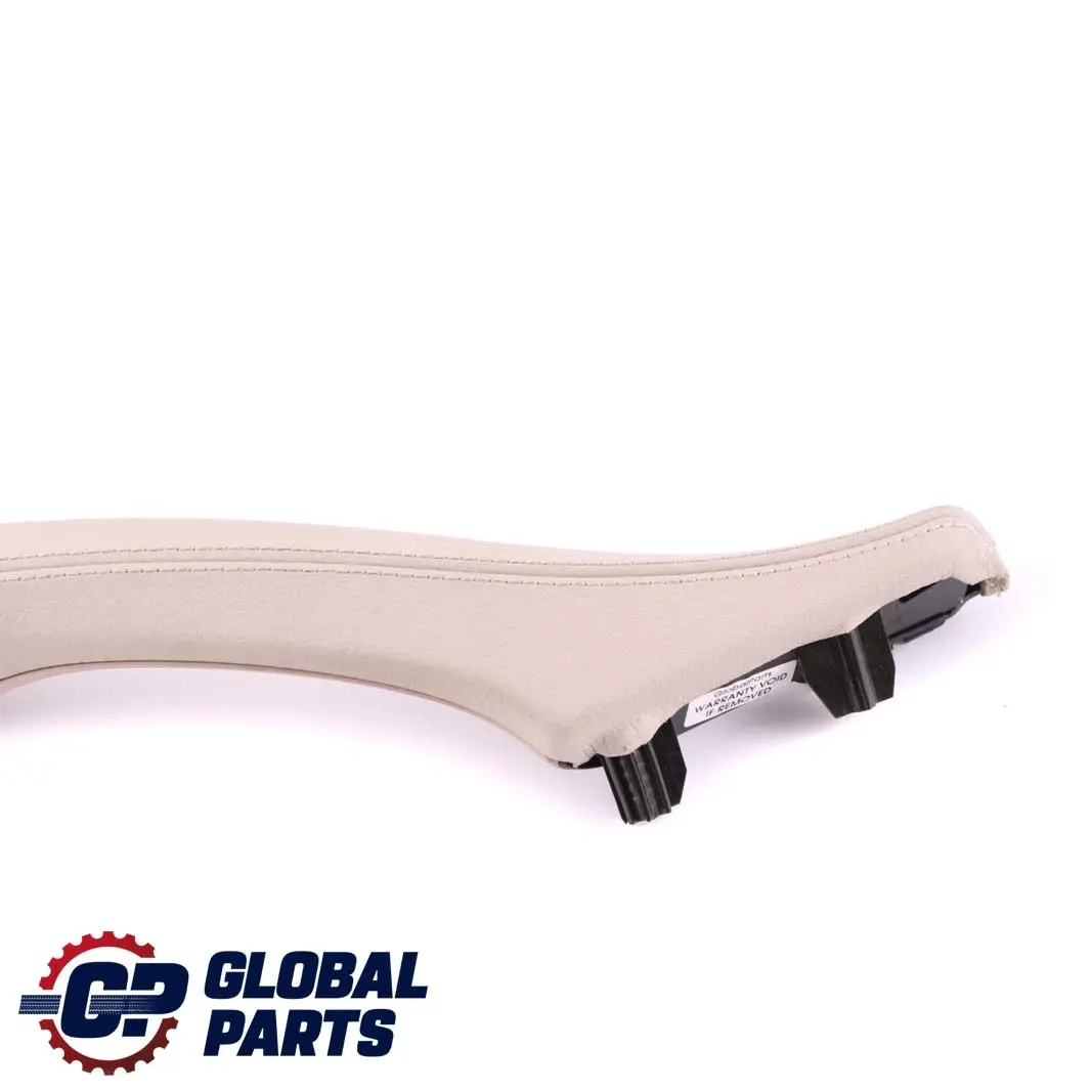 Carrier Support Door Panel Pull Handle Trim Rear Right O/S Oyster to BMW F10 F11 with Part number 7225858 BMW F10 F11 Carrier Support Door Panel Pull Handle Trim Rear Right O/S Oyster - SKU 7225858 - Part number 7225858