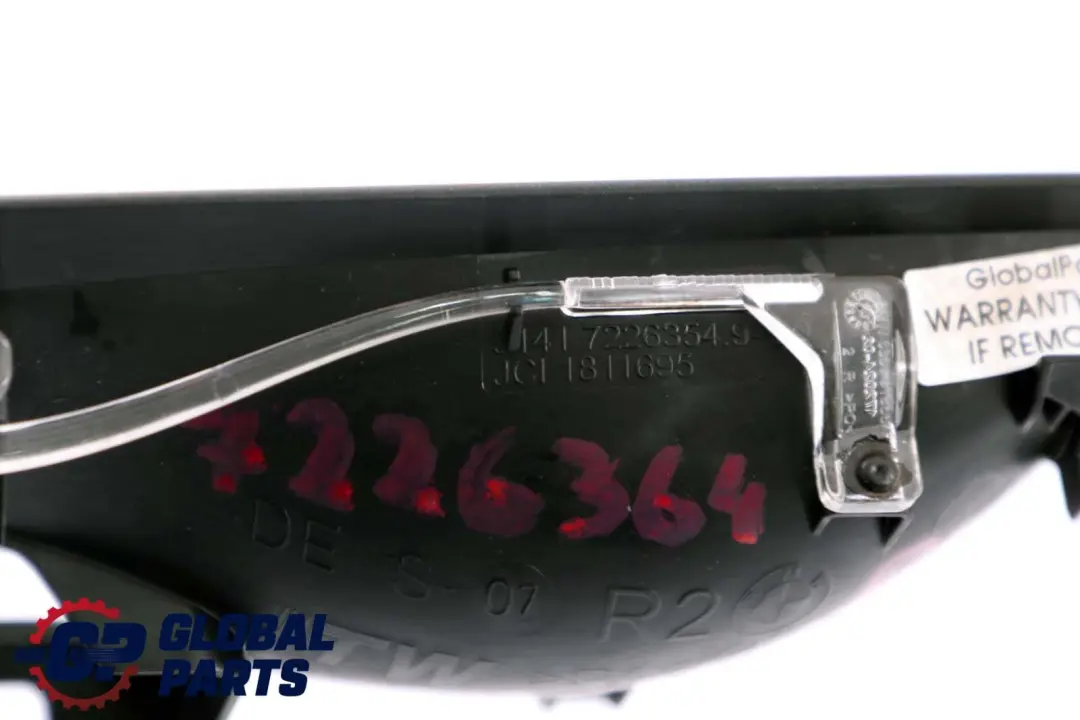 BMW F10 F11 Interior Derecho Tapa Abrepuertas Negro 7226354 - SKU 7226364 - Número de pieza 7226364