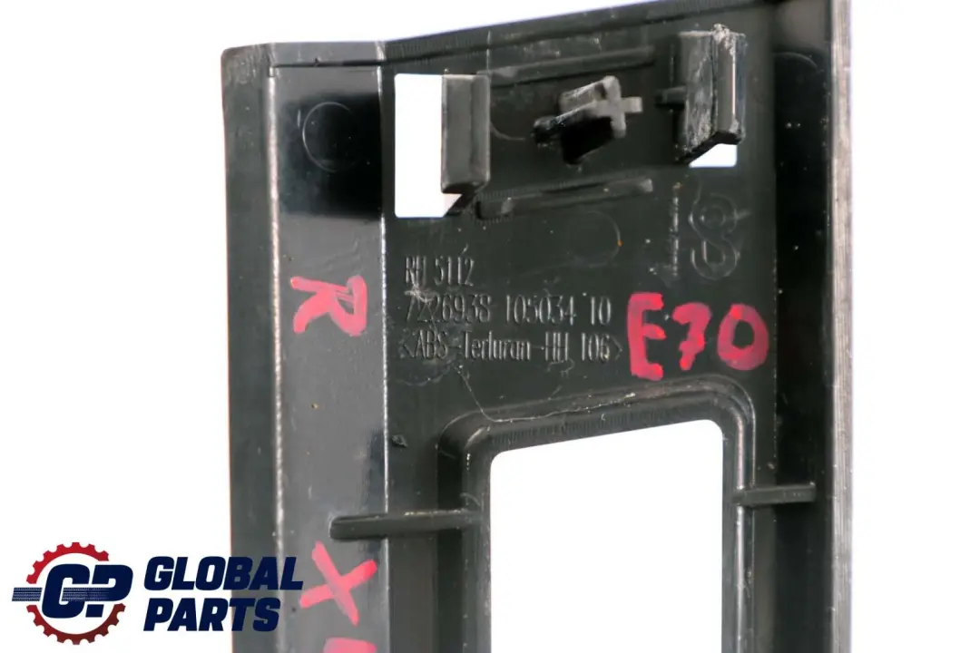 BMW X5 E70 Support fixation pare chocs central arrière garniture droite - SKU 7226938 - Numéro de pièce 7226938