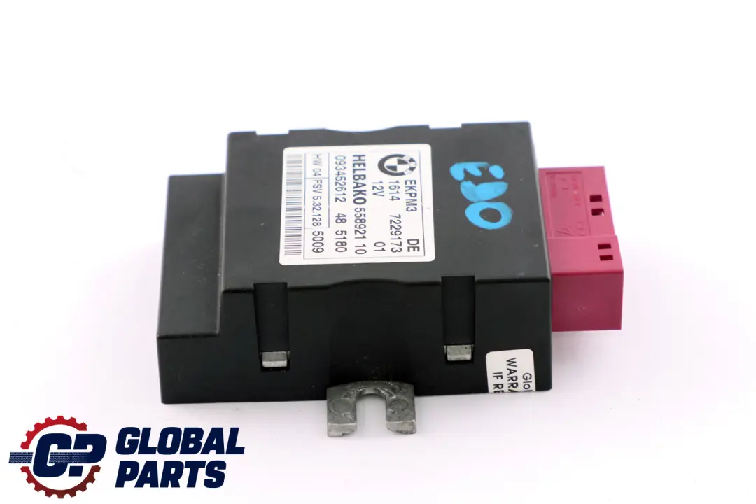 Unidad De Control Bomba De Combustible ECU para BMW E60 E61 E81 E87 E90 con número de pieza 7229173 BMW E60 E61 E81 E87 E90 Unidad De Control Bomba De Combustible ECU - SKU 7229173 - Número de pieza 7229173
