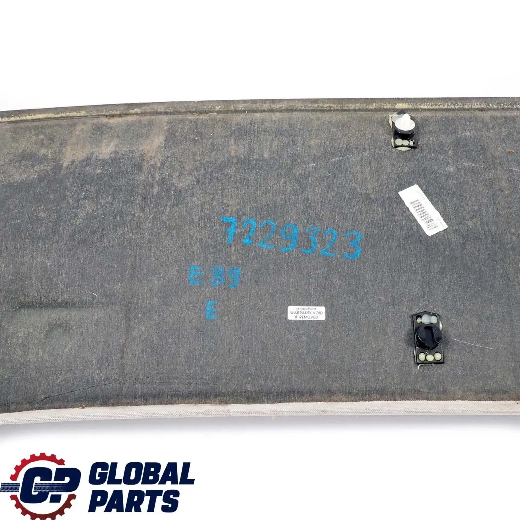 Roof Shell Headlining Roofliner Cover Oyster to BMW Z4 E89 Roadster Hardtop Rear with Part number 7229323 BMW Z4 E89 Roadster Hardtop Rear Roof Shell Headlining Roofliner Cover Oyster - SKU 7229323 - Part number 7229323