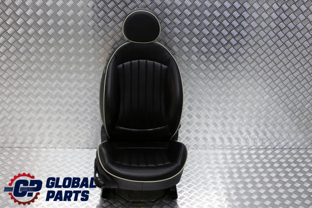 Leather Front Right Seat Side O/S to BMW MINI Cooper One R55 R56 R57 Sport Black with Part number 7229550 BMW MINI Cooper One R55 R56 R57 Sport Black Leather Front Right Seat Side O/S - SKU 7229550-1 - Part number 7229550