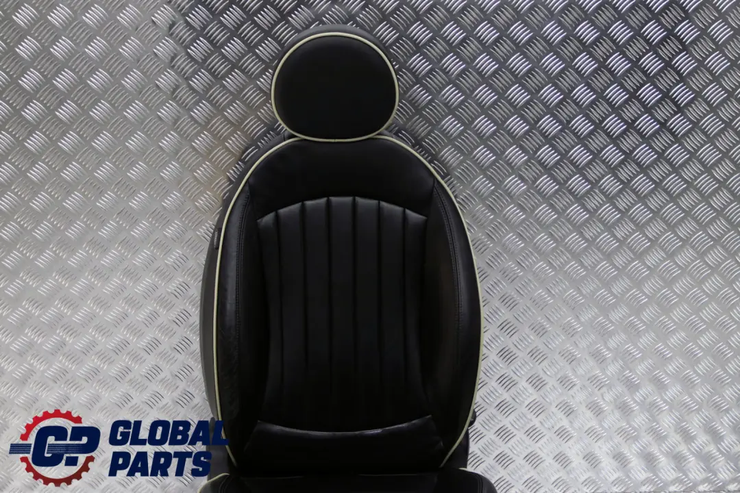 Leather Front Right Seat Side O/S to BMW MINI Cooper One R55 R56 R57 Sport Black with Part number 7229550 BMW MINI Cooper One R55 R56 R57 Sport Black Leather Front Right Seat Side O/S - SKU 7229550-1 - Part number 7229550
