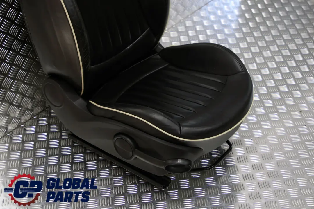 Leather Front Right Seat Side O/S to BMW MINI Cooper One R55 R56 R57 Sport Black with Part number 7229550 BMW MINI Cooper One R55 R56 R57 Sport Black Leather Front Right Seat Side O/S - SKU 7229550-1 - Part number 7229550