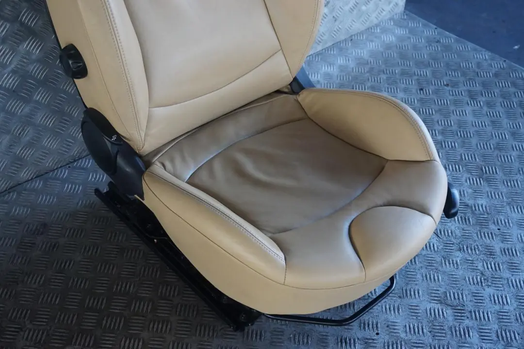 Heated Sport Leather Beige Front Left N/S to BMW Mini Cooper One R55 R56 R57 with Part number 7229569 BMW Mini Cooper One R55 R56 R57 Heated Sport Leather Beige Front Left N/S - SKU 7229569-2 - Part number 7229569