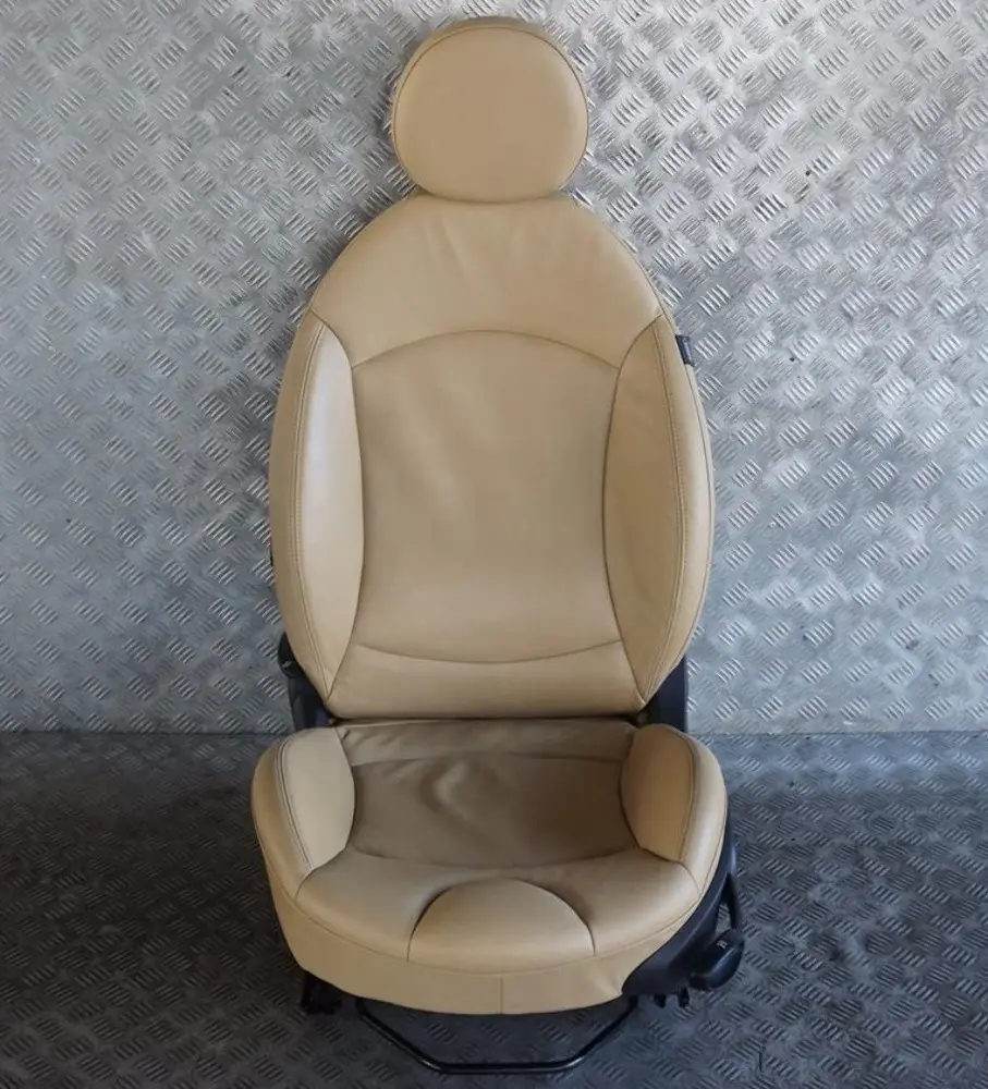 Heated Sport Leather Beige Front Left N/S to BMW Mini Cooper One R55 R56 R57 with Part number 7229569 BMW Mini Cooper One R55 R56 R57 Heated Sport Leather Beige Front Left N/S - SKU 7229569-2 - Part number 7229569