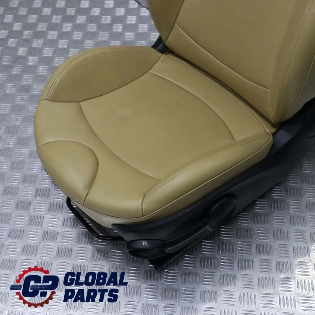 Leather Beige Front Left N/S to Mini Cooper One R55 R56 R57 Sport Seat with Part number 7229569 Mini Cooper One R55 R56 R57 Sport Seat Leather Beige Front Left N/S - SKU 7229569-3 - Part number 7229569