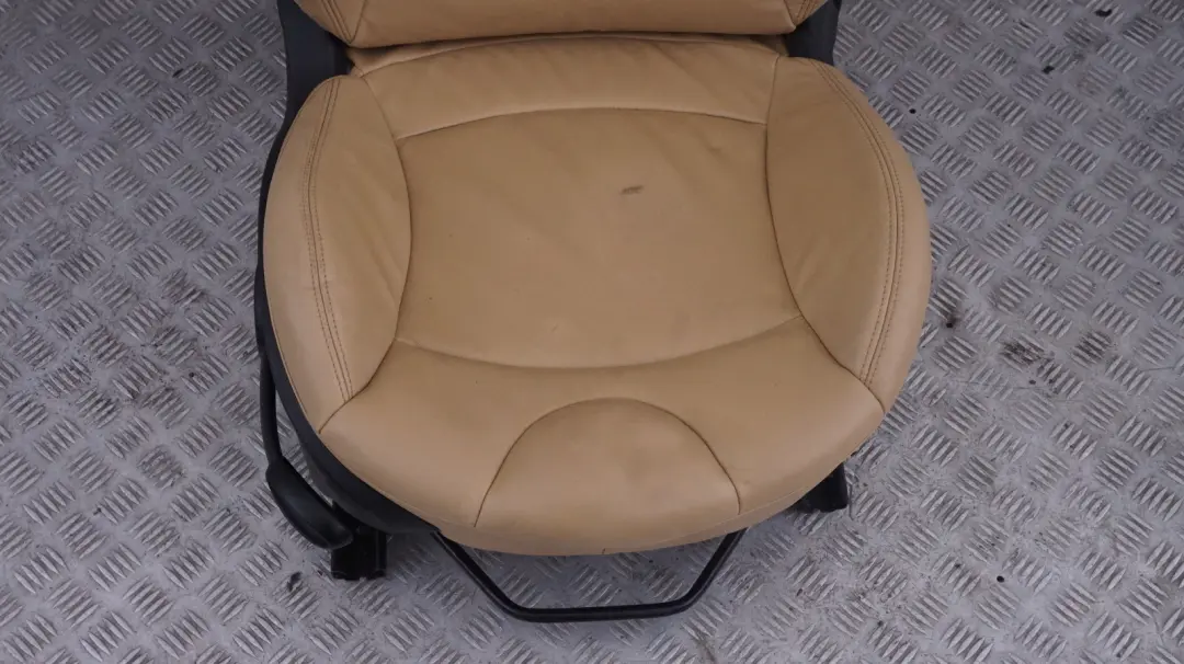 Leather Beige Front Right O/S Seat Driver Side to Mini Cooper R55 R56 R57 Sport with Part number 7229570 Mini Cooper R55 R56 R57 Sport Leather Beige Front Right O/S Seat Driver Side - SKU 7229570-1 - Part number 7229570