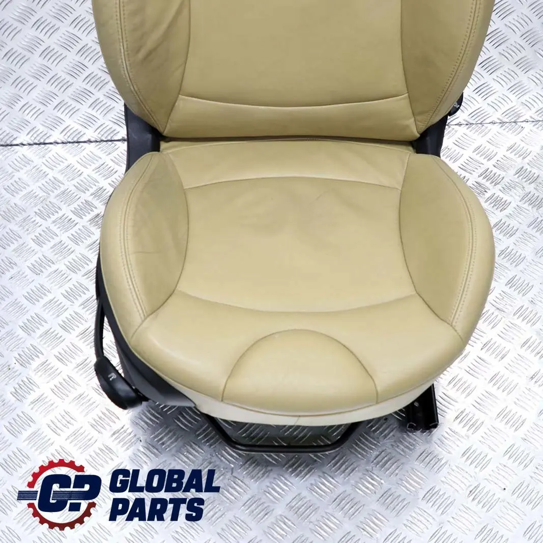 Heated Sport Leather Beige Front Right O/S Seat to Mini Cooper One R55 R56 R57 with Part number 7229570 Mini Cooper One R55 R56 R57 Heated Sport Leather Beige Front Right O/S Seat - SKU 7229570 - Part number 7229570