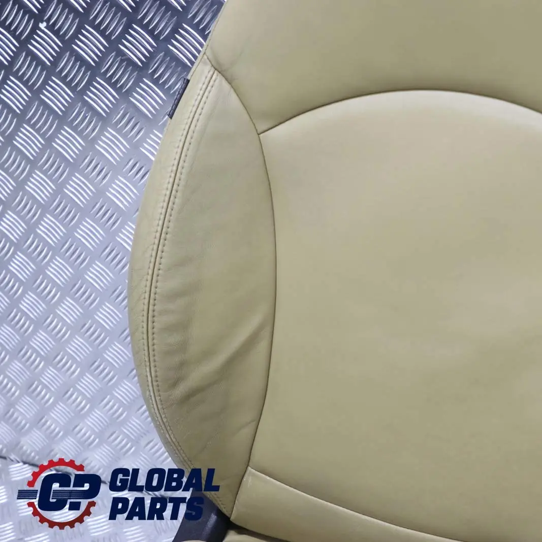 Heated Sport Leather Beige Front Right O/S Seat to Mini Cooper One R55 R56 R57 with Part number 7229570 Mini Cooper One R55 R56 R57 Heated Sport Leather Beige Front Right O/S Seat - SKU 7229570 - Part number 7229570