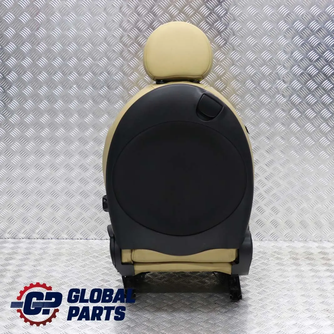 Heated Sport Leather Beige Front Right O/S Seat to Mini Cooper One R55 R56 R57 with Part number 7229570 Mini Cooper One R55 R56 R57 Heated Sport Leather Beige Front Right O/S Seat - SKU 7229570 - Part number 7229570