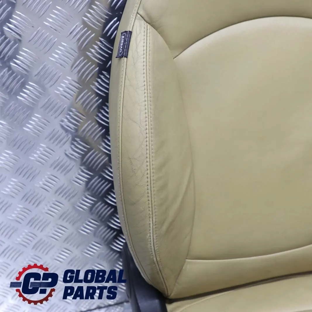 Heated Sport Leather Beige Front Right O/S Seat to Mini Cooper One R55 R56 R57 with Part number 7229570 Mini Cooper One R55 R56 R57 Heated Sport Leather Beige Front Right O/S Seat - SKU 7229570 - Part number 7229570