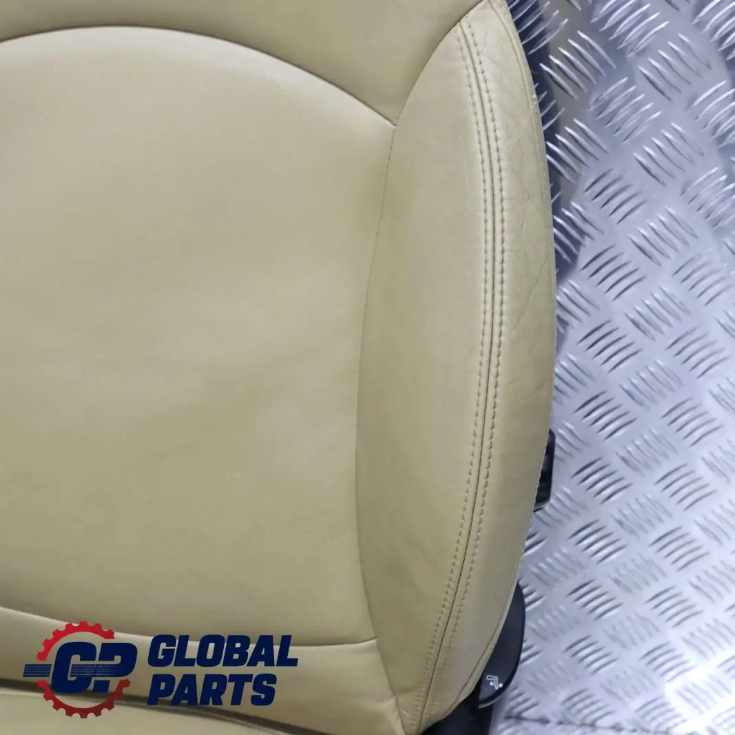 Heated Sport Leather Beige Front Right O/S Seat to Mini Cooper One R55 R56 R57 with Part number 7229570 Mini Cooper One R55 R56 R57 Heated Sport Leather Beige Front Right O/S Seat - SKU 7229570 - Part number 7229570