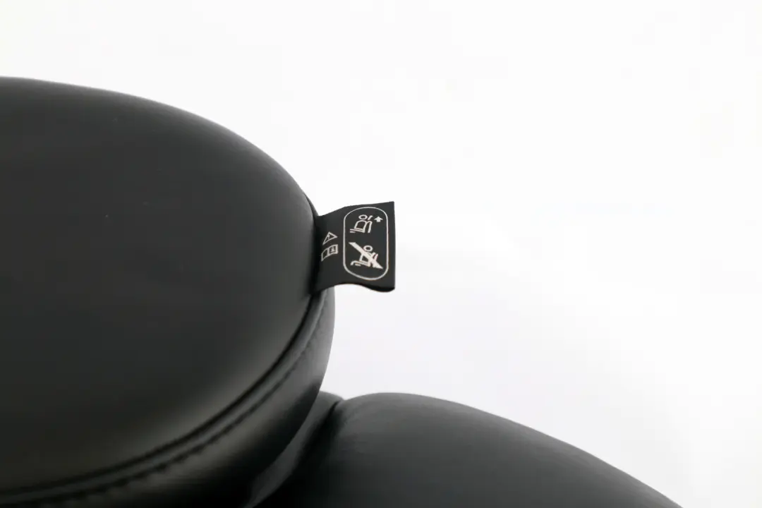 Left N/S Seat Backrest Black Leather to Mini Cooper R56 Rear with Part number 7229619 Mini Cooper R56 Rear Left N/S Seat Backrest Black Leather - SKU 7229619 - Part number 7229619