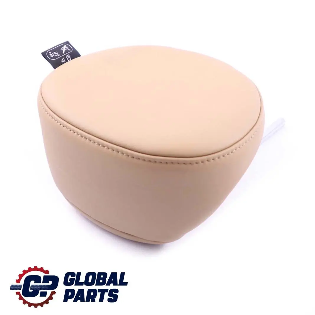 Left Right N/O/S Beige Leather Headrest to BMW Mini Cooper R55 R56 Rear Seat with Part number 7270465 BMW Mini Cooper R55 R56 Rear Seat Left Right N/O/S Beige Leather Headrest - SKU 7229651 - Part number 7270465