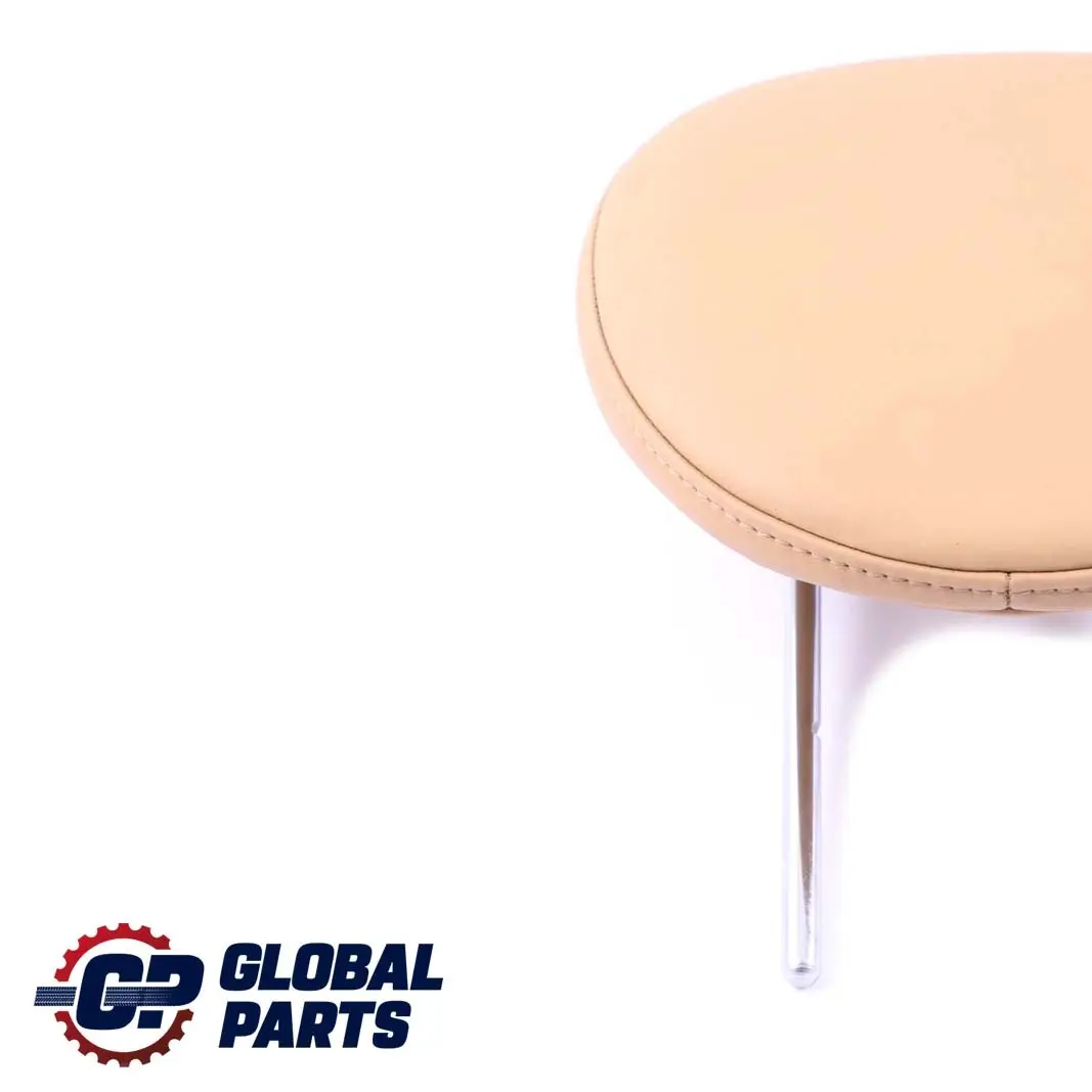 Left Right N/O/S Beige Leather Headrest to BMW Mini Cooper R55 R56 Rear Seat with Part number 7270465 BMW Mini Cooper R55 R56 Rear Seat Left Right N/O/S Beige Leather Headrest - SKU 7229651 - Part number 7270465