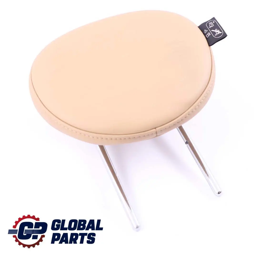 BMW Mini Cooper R55 R56 Rear Seat Left Right N/O/S Beige Leather Headrest - SKU 7229651 - Part number 7270465