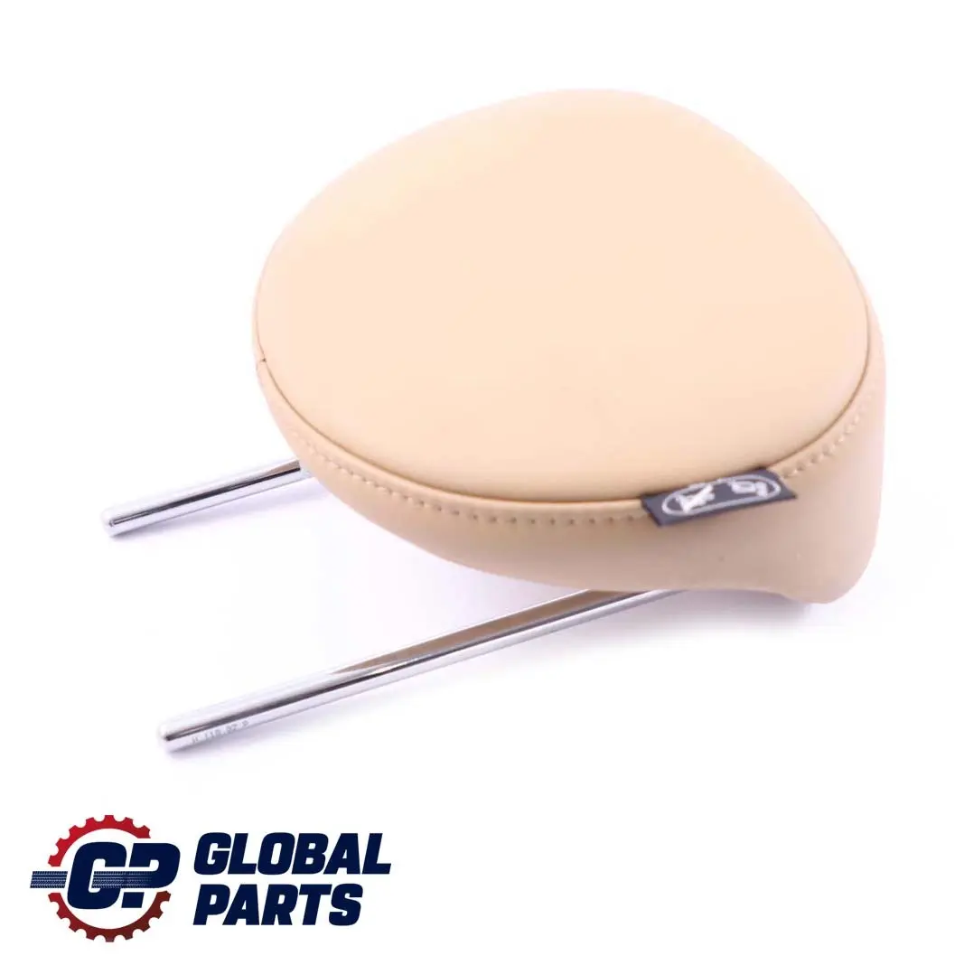 Left Right N/O/S Beige Leather Headrest to BMW Mini Cooper R55 R56 Rear Seat with Part number 7270465 BMW Mini Cooper R55 R56 Rear Seat Left Right N/O/S Beige Leather Headrest - SKU 7229651 - Part number 7270465