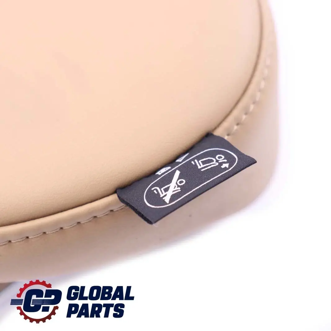 BMW Mini Cooper R55 R56 Rear Seat Left Right N/O/S Beige Leather Headrest - SKU 7229651 - Part number 7270465