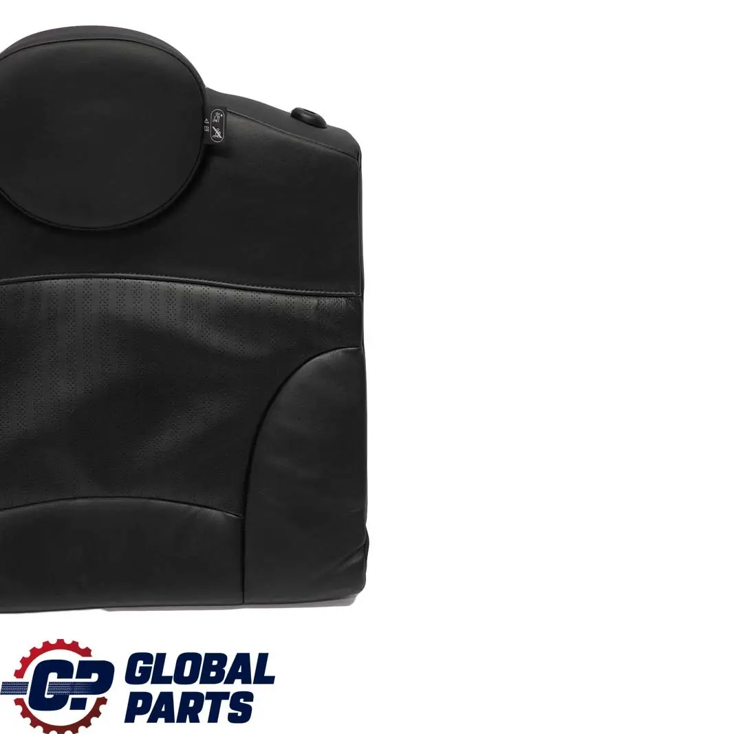 Respaldo Asiento Trasero Derecho Clubman Punzón Cuero Negro para Mini Cooper One R55 con número de pieza 7229762 Mini Cooper One R55 Respaldo Asiento Trasero Derecho Clubman Punzón Cuero Negro - SKU 7229762 - Número de pieza 7229762