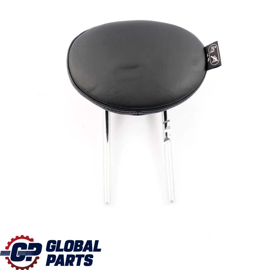 BMW Mini Clubman R55 Rear Seat Centre Middle Leather Headrest Black 7229790