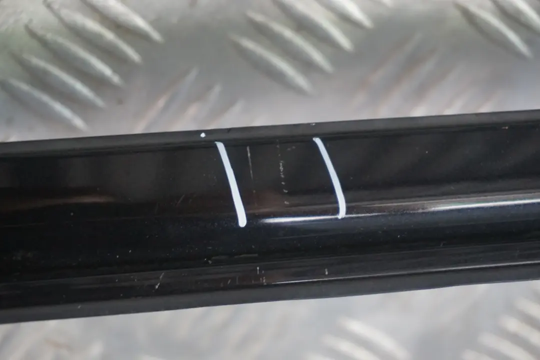 BMW X5 Series E70 Right O/S Roof Moulding Gutter Railing Trim Black Sapphire - SKU 7230376-BS - Part number 7230376