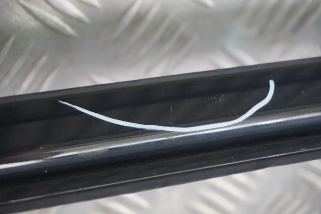 BMW X5 Series E70 Right O/S Roof Moulding Gutter Railing Trim Black Sapphire - SKU 7230376-BS - Part number 7230376