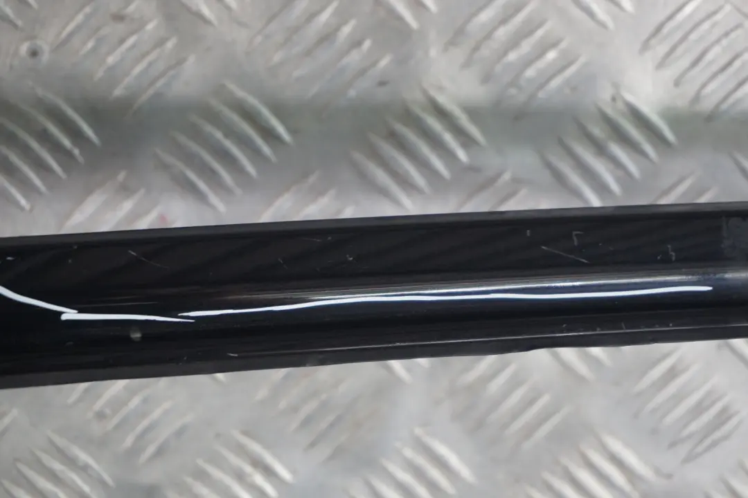 BMW X5 Series E70 Right O/S Roof Moulding Gutter Railing Trim Black Sapphire - SKU 7230376-BS - Part number 7230376