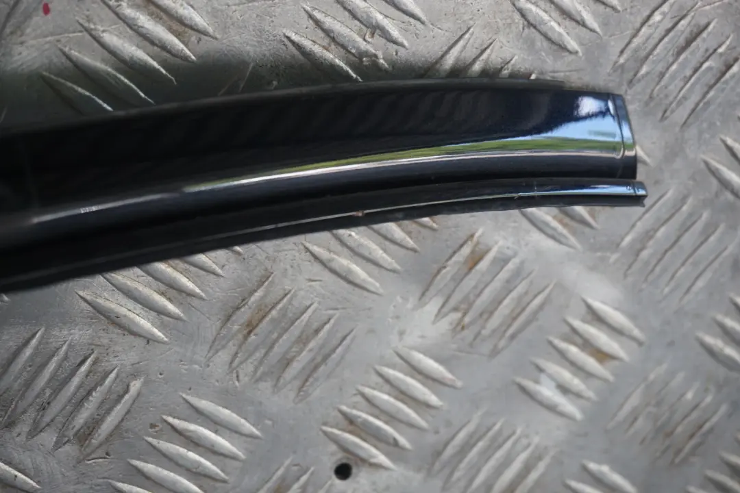 BMW X5 Series E70 Right O/S Roof Moulding Gutter Railing Trim Black Sapphire - SKU 7230376-BS - Part number 7230376