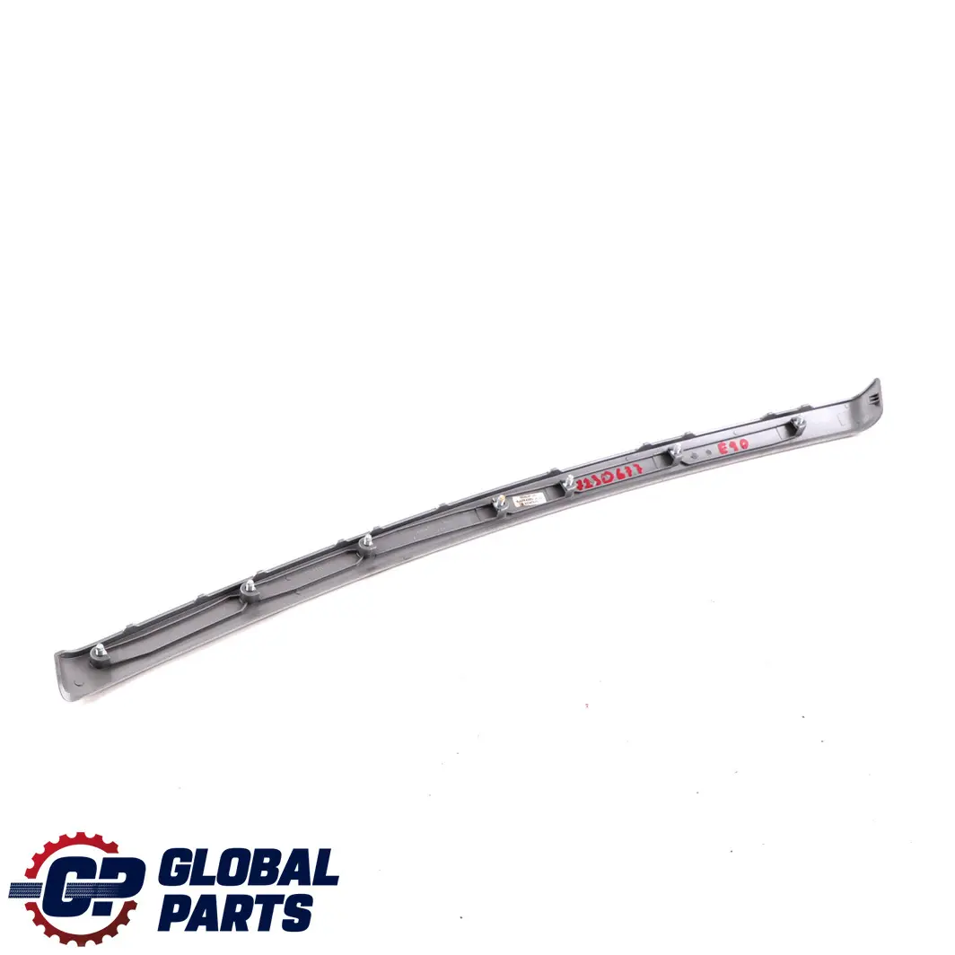 Decor Trim Strip Door Front Left Satin Silver N/S to BMW 3 E90 E91 LCI with Part number 7121473 BMW 3 E90 E91 LCI Decor Trim Strip Door Front Left Satin Silver N/S - SKU 7230677 - Part number 7121473