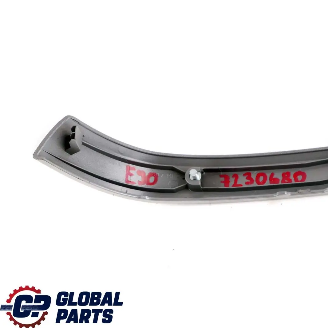 BMW 3 E90 E91 LCI Trim Door Rear Right O/S Strip Satin Silber Silver - SKU 7230680 - Part number 7230680