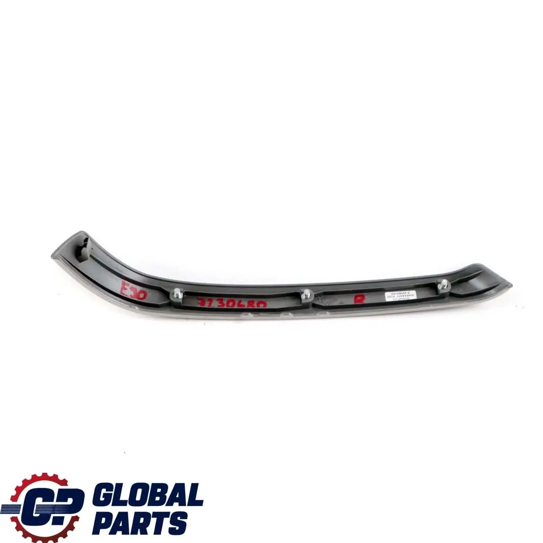 BMW 3 E90 E91 LCI Trim Door Rear Right O/S Strip Satin Silber Silver - SKU 7230680 - Part number 7230680