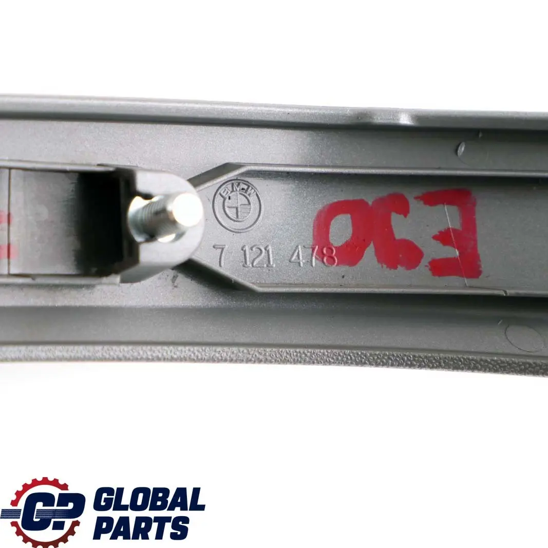 BMW 3 E90 E91 LCI Trim Door Rear Right O/S Strip Satin Silber Silver - SKU 7230680 - Part number 7230680