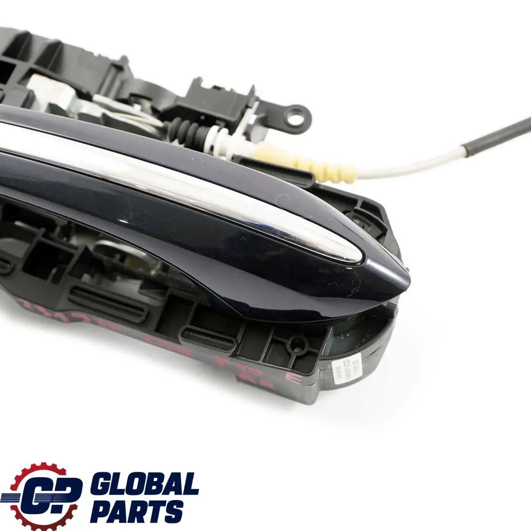 BMW 5 7 Series F10 F01 Outside Door Handle Rear Right O/S Carbonschwarz Black - SKU 7231930-CAR - Part number 7297439