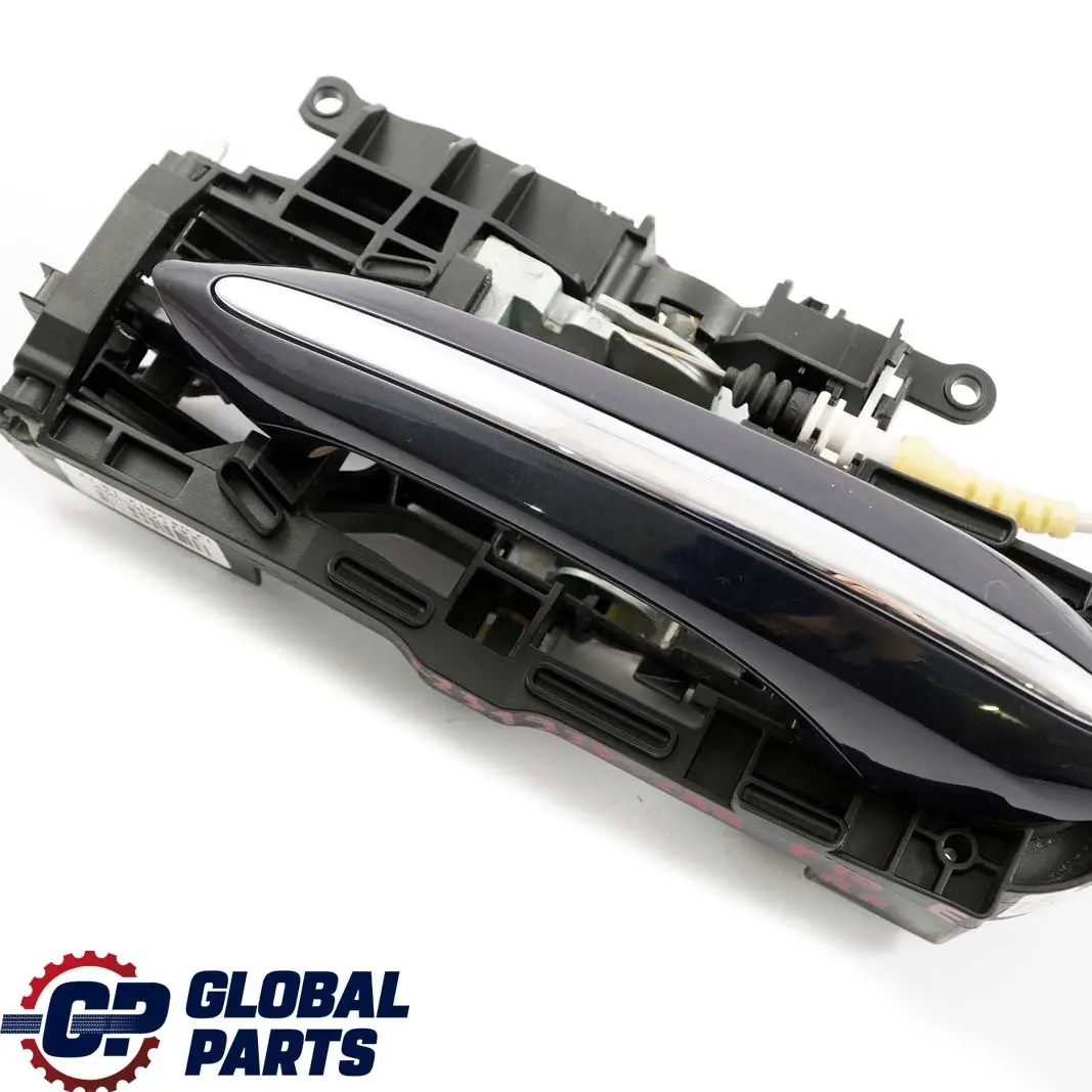 BMW 5 7 Series F10 F01 Outside Door Handle Rear Right O/S Carbonschwarz Black - SKU 7231930-CAR - Part number 7297439