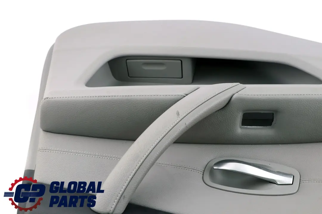 BMW E60 E61 LCI Posteriore Sinistro Porta Pannello Pelle Grigio - SKU 7233327 - Numero di parte 7233327