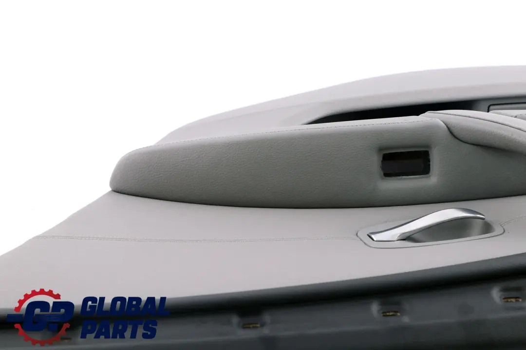 Trasera Derecha O / S Tarjeta De Puerta Forro Cuero Panel Gris para BMW E60 E61 LCI con número de pieza 7233328 BMW E60 E61 LCI Trasera Derecha O / S Tarjeta De Puerta Forro Cuero Panel Gris - SKU 7233328 - Número de pieza 7233328