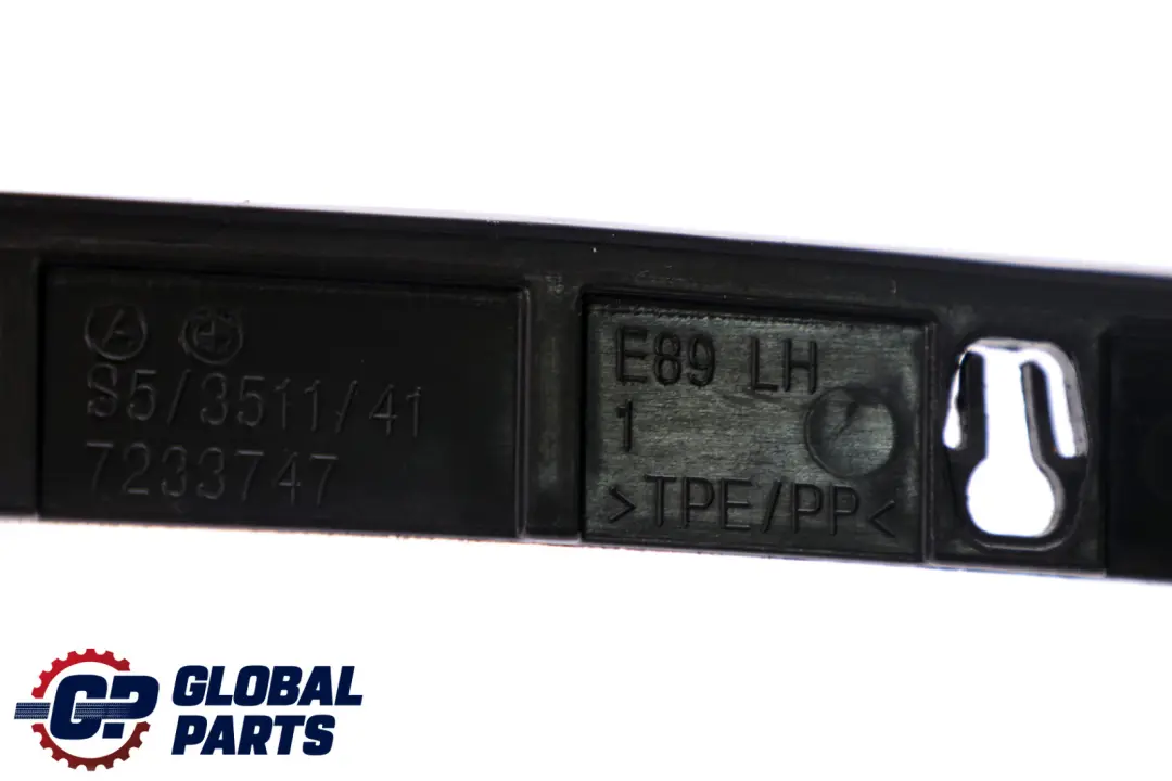 Puerta Junta Burlete Junta Delantera Izquierda para BMW Z4 Serie E89 con número de pieza 7233747 BMW Z4 Serie E89 Puerta Junta Burlete Junta Delantera Izquierda - SKU 7233747 - Número de pieza 7233747