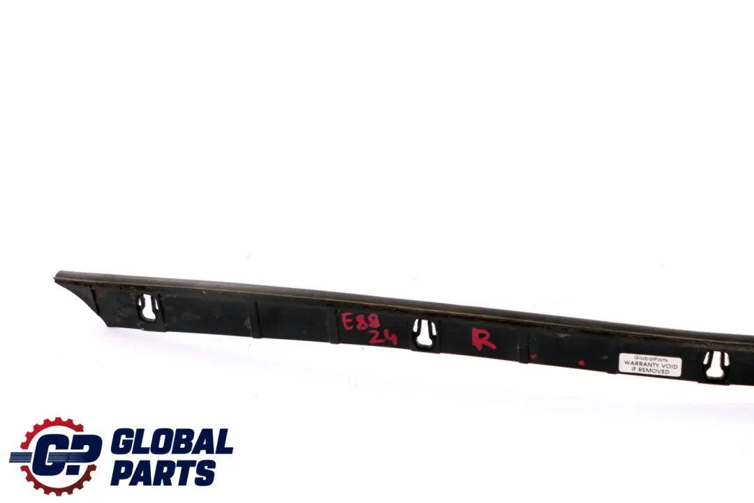 Door Gasket Weatherstrip Joint Seal Front Right O/S to BMW Z4 Series E89 with Part number 7233748 BMW Z4 Series E89 Door Gasket Weatherstrip Joint Seal Front Right O/S - SKU 7233748 - Part number 7233748