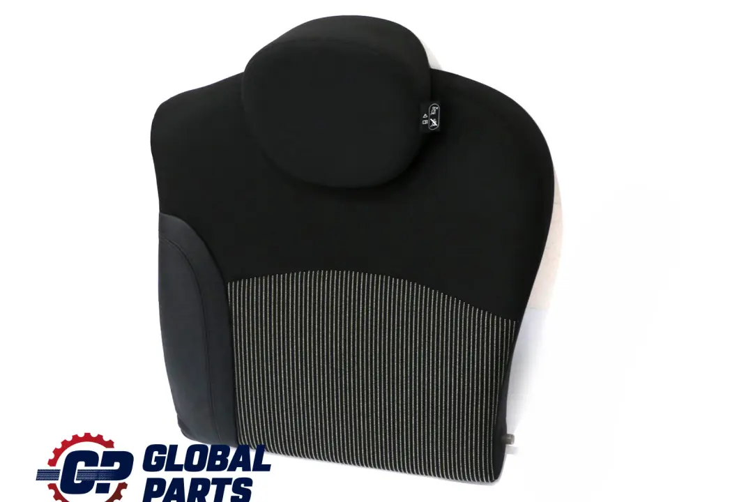 Mini Cooper R56 Rear Left N/S Seat Backrest Cloth / Leather Carbon Black - SKU 7233785 - Part number 7233785