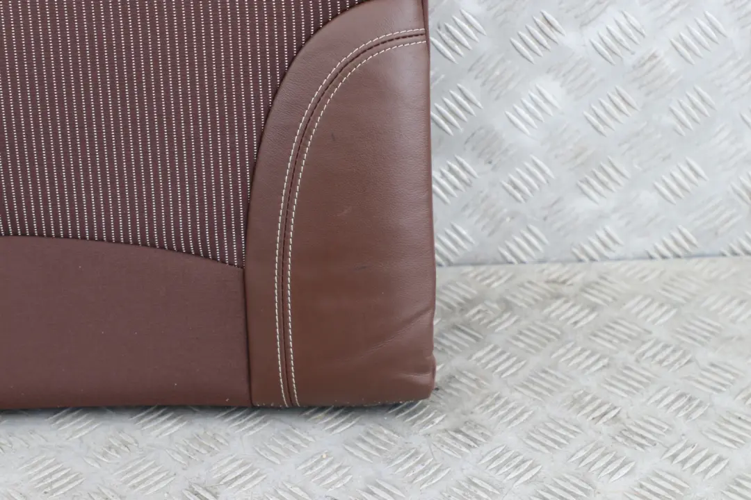 Right O/S Cloth Leather Seat Backrest Hot Chocolate to BMW Mini Clubman R55 Rear with Part number 7233795 BMW Mini Clubman R55 Rear Right O/S Cloth Leather Seat Backrest Hot Chocolate - SKU 7233795 - Part number 7233795