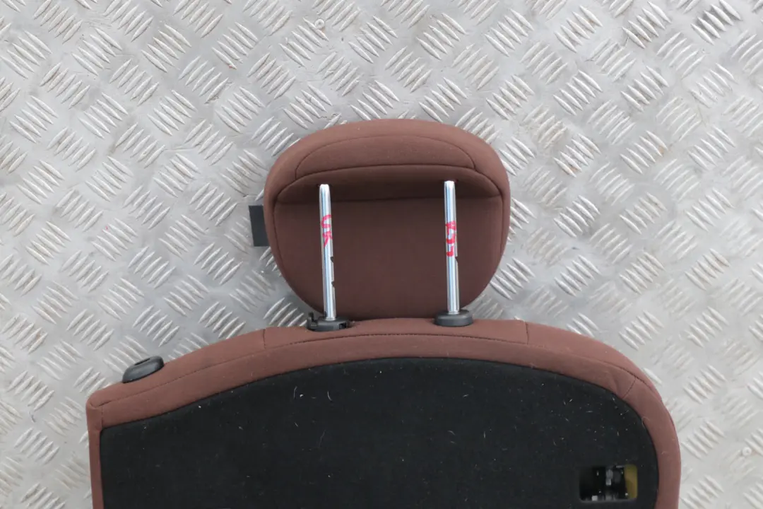 Right O/S Cloth Leather Seat Backrest Hot Chocolate to BMW Mini Clubman R55 Rear with Part number 7233795 BMW Mini Clubman R55 Rear Right O/S Cloth Leather Seat Backrest Hot Chocolate - SKU 7233795 - Part number 7233795
