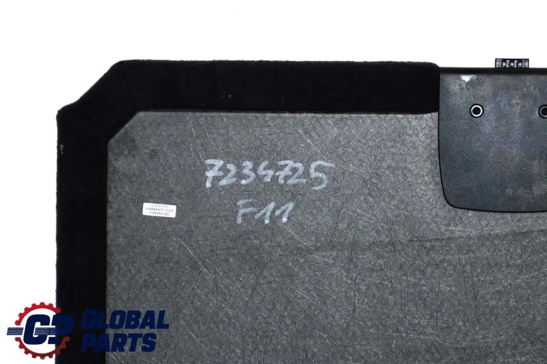 Moquette du plancher du coffre a bagages Anthracite pour BMW F11 à propos du numéro de pièce 7234725 BMW F11 Moquette du plancher du coffre a bagages Anthracite - SKU 7234725 - Numéro de pièce 7234725