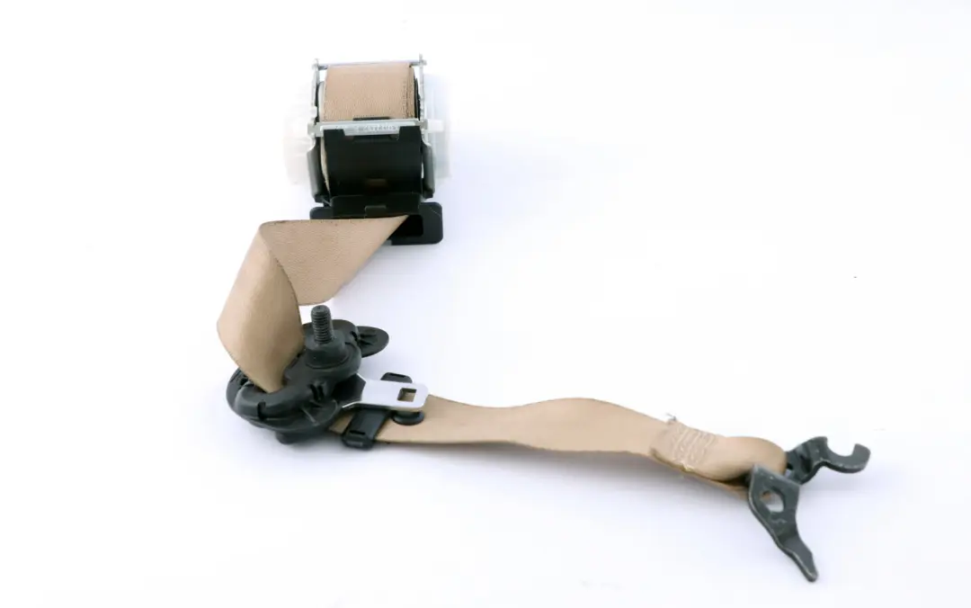 Upper Belt With Force Limiter Front Left N/S Beige to BMW E90 E91 LCI with Part number 7234771 BMW E90 E91 LCI Upper Belt With Force Limiter Front Left N/S Beige - SKU 7234771 - Part number 7234771