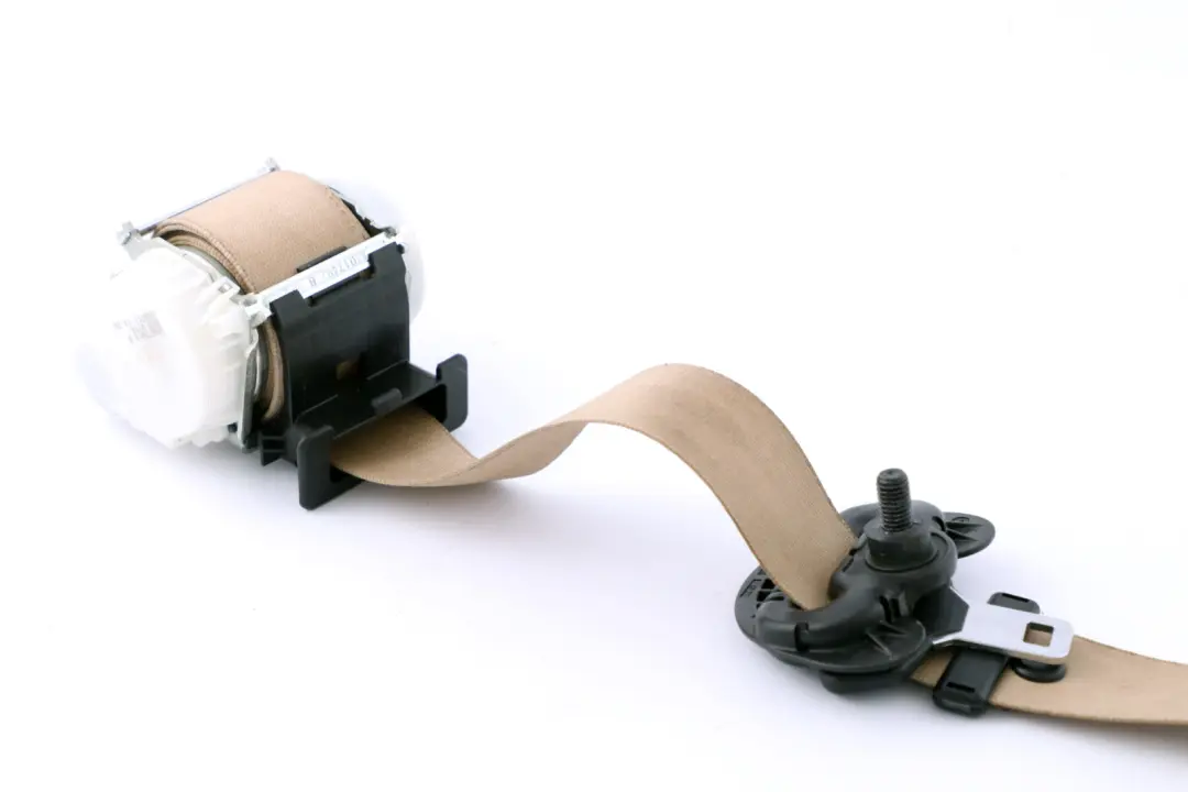 BMW E90 E91 LCI Upper Belt With Force Limiter Front Left N/S Beige - SKU 7234771 - Part number 7234771