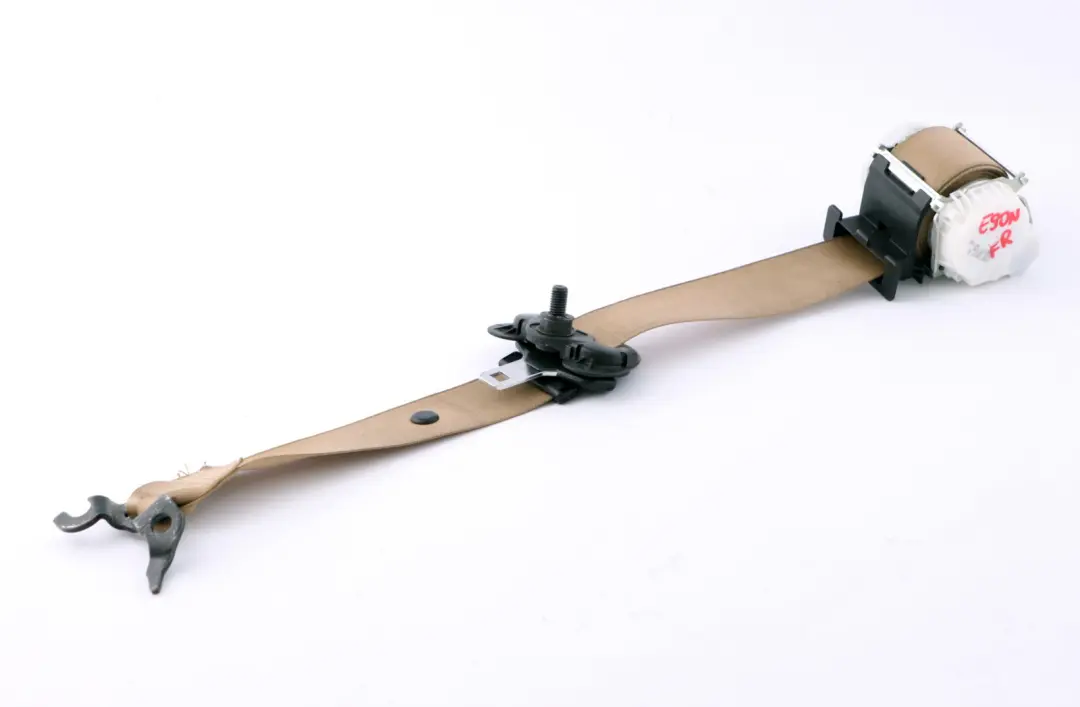 BMW E90 LCI E90N Cinturón Superior Limitador Fuerza Delantero Derecho Beige - SKU 7234772 - Número de pieza 7234772