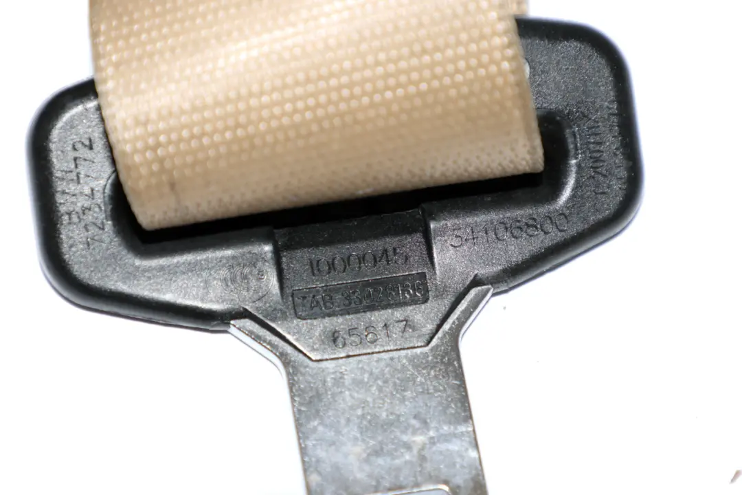 Courroie Supérieure Avec Limiteur Force Avant Droite Beige pour BMW E90 LCI E90N à propos du numéro de pièce 7234772 BMW E90 LCI E90N Courroie Supérieure Avec Limiteur Force Avant Droite Beige - SKU 7234772 - Numéro de pièce 7234772