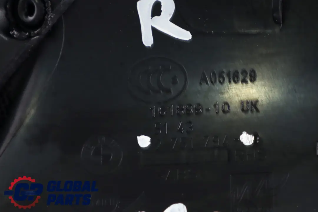 Column A Right O/S Carbon Black Harman Kardon 2751794 to Mini R55 R56 Cover with Part number 7236260 Mini R55 R56 Cover Column A Right O/S Carbon Black Harman Kardon 2751794 - SKU 7236260 - Part number 7236260